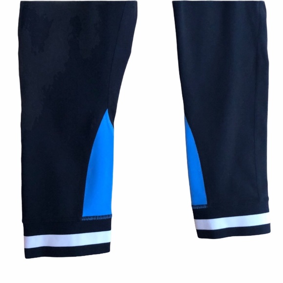 Zella Black & Blue Cropped Workout Pants size M - Picture 6 of 6